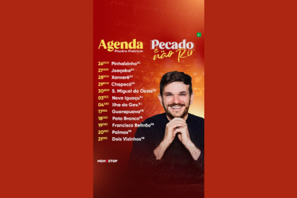 Non Stop apresenta Padre Patrick em “Pecado É Não Rir”, um espetáculo que une fé, humor e reflexão.